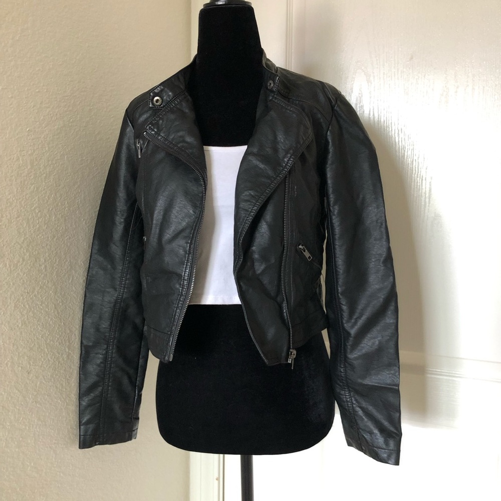 Faux Leather Jacket